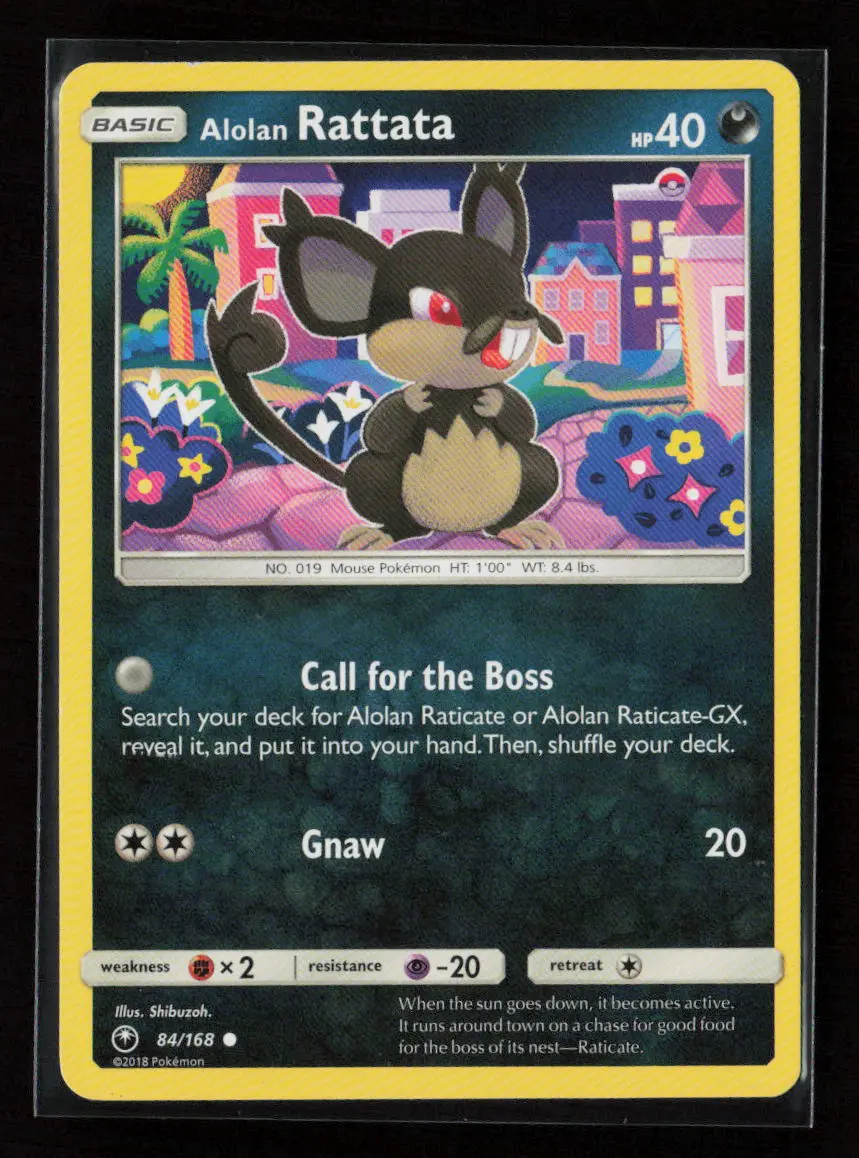 Alolan Rattata Common Sm - Celestial Storm 84/168 Lp 1