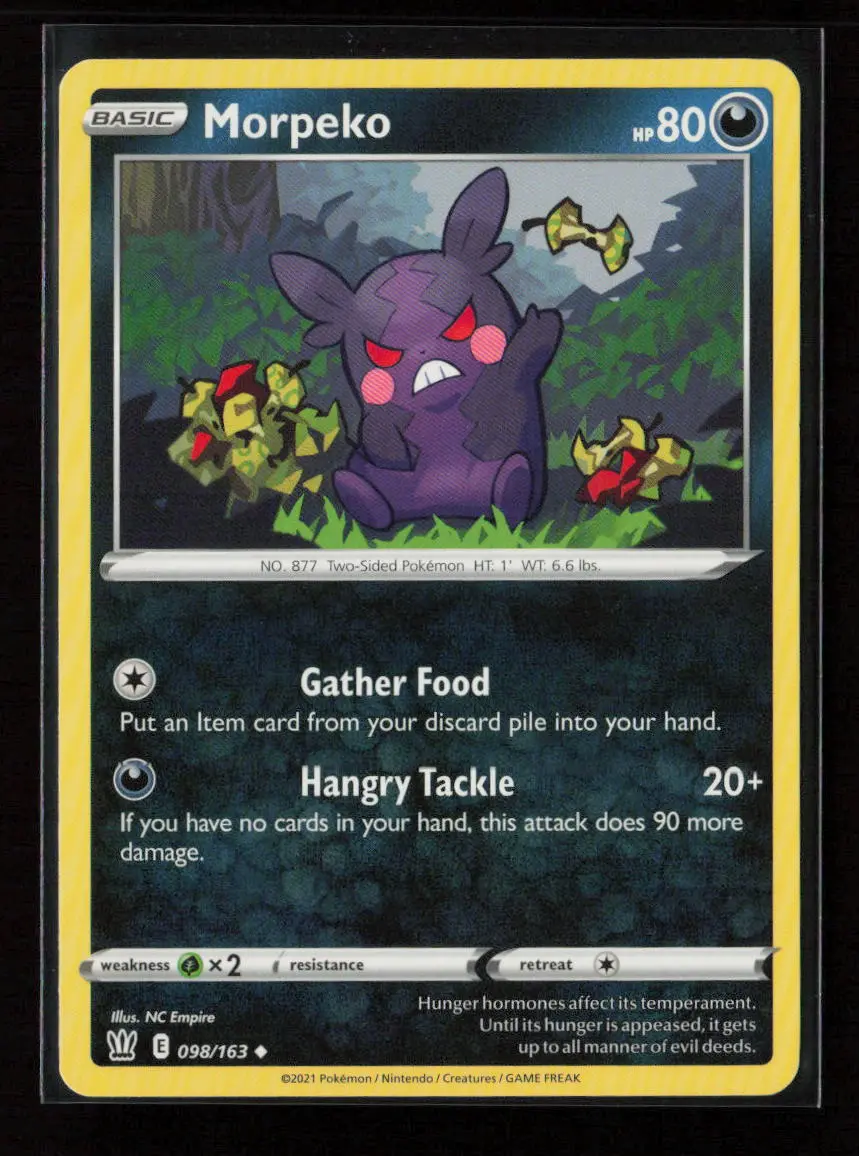 Morpeko Uncommon Swsh05: Battle Styles 098/163 Lp 1