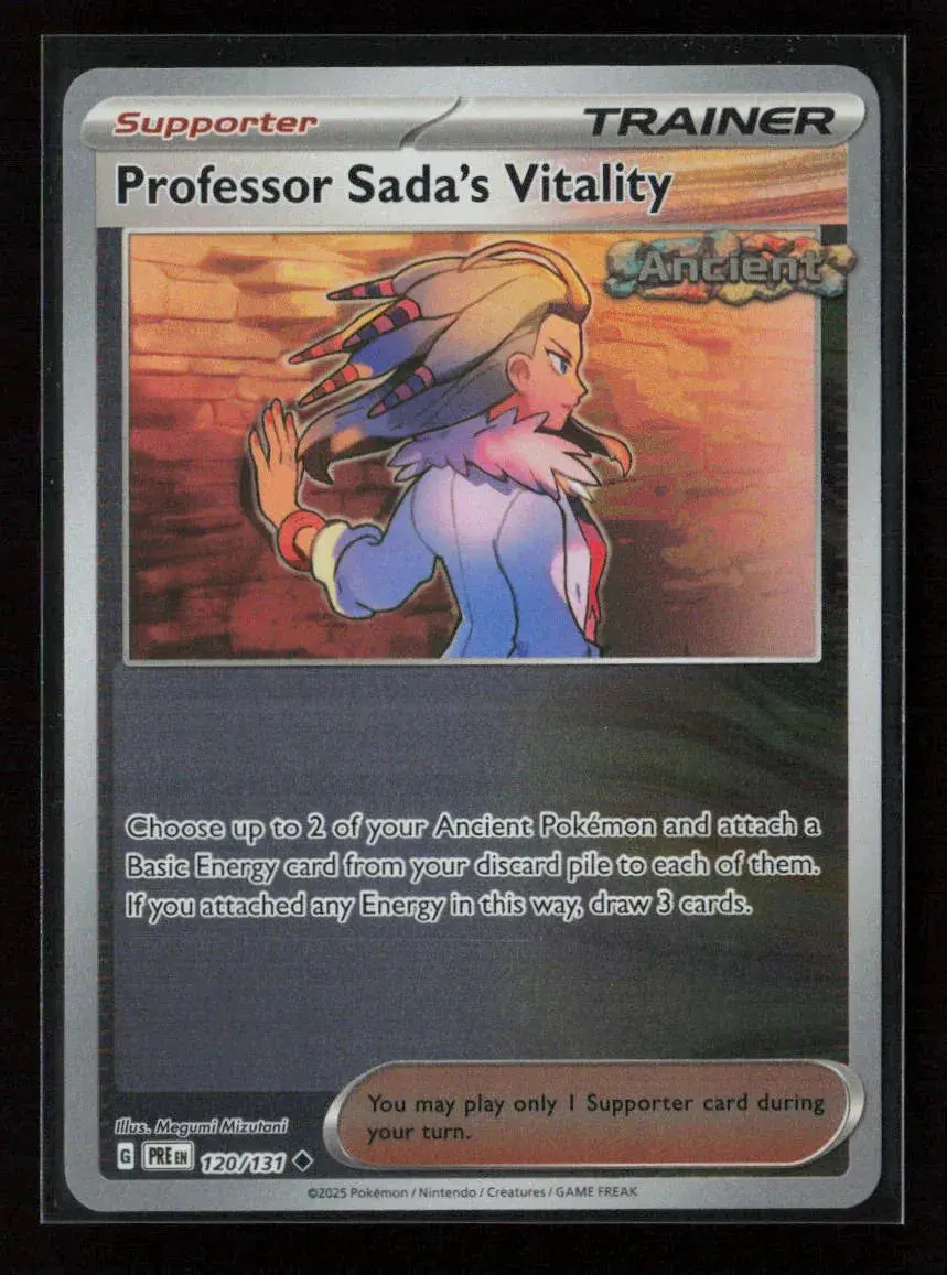 Professor Sada's Vitality Uncommon Sv: Prismatic Evolutions 120/131 Nm 1