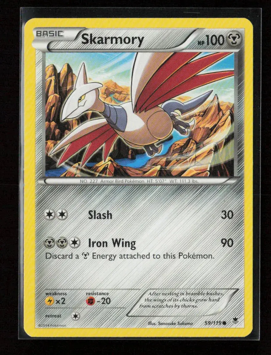 Skarmory Common Xy - Phantom Forces 59/119 Lp 1