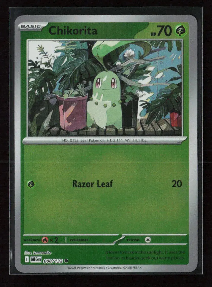 Chikorita Common Me01: Mega Evolution 008/132 Nm 1