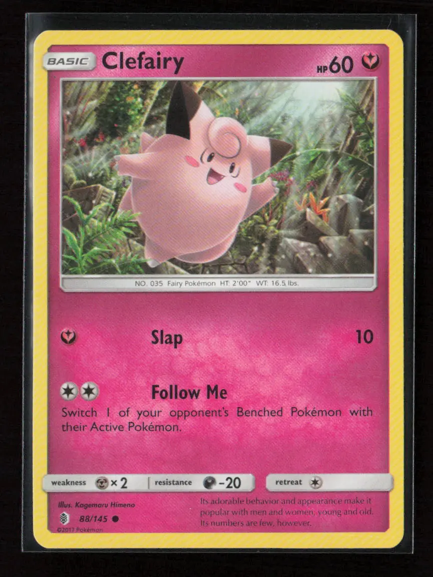 Clefairy Common Sm - Guardians Rising 88/145 Lp 1