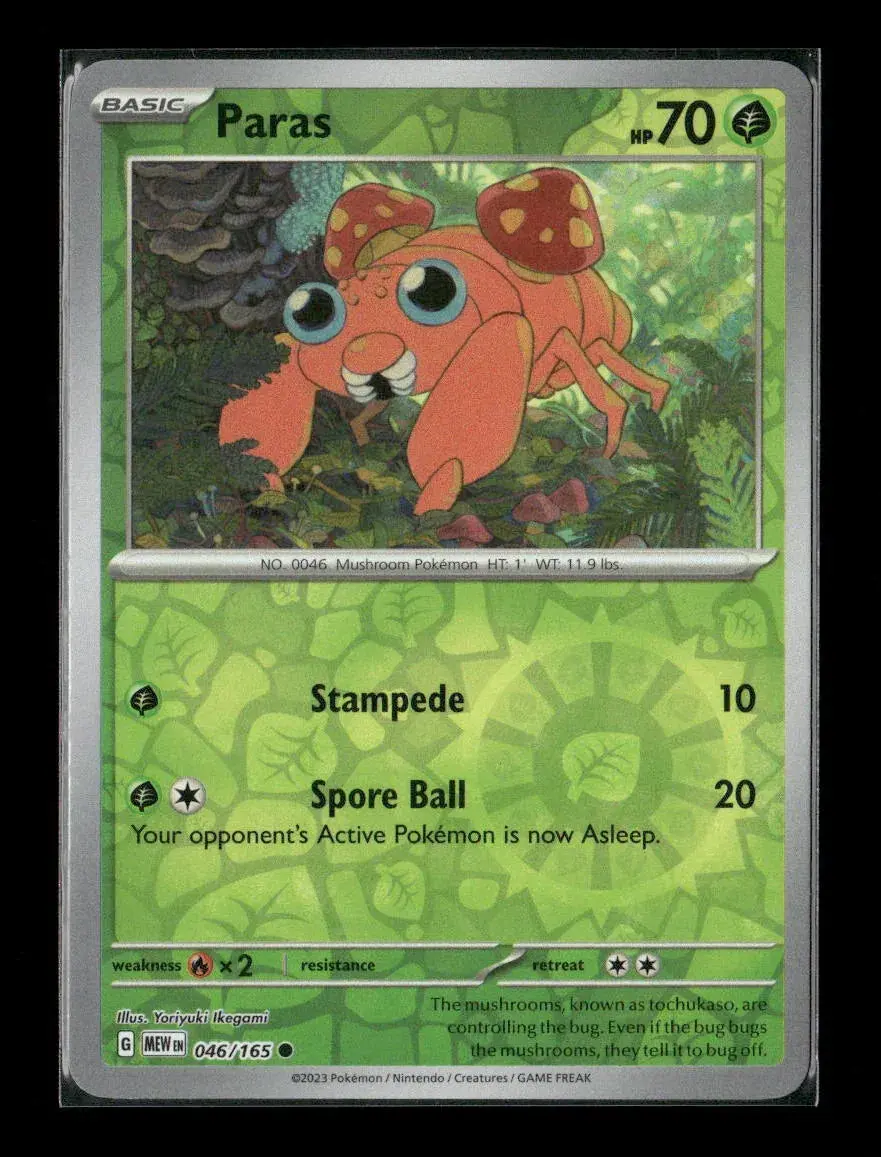 Paras Common Sv: Scarlet & Violet 151 046/165 Lp 1