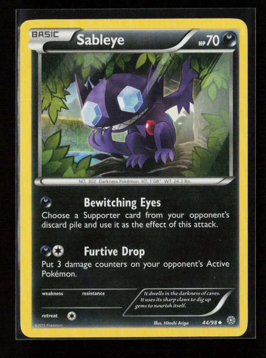 Sableye Uncommon Xy - Ancient Origins 44/98 Lp 1
