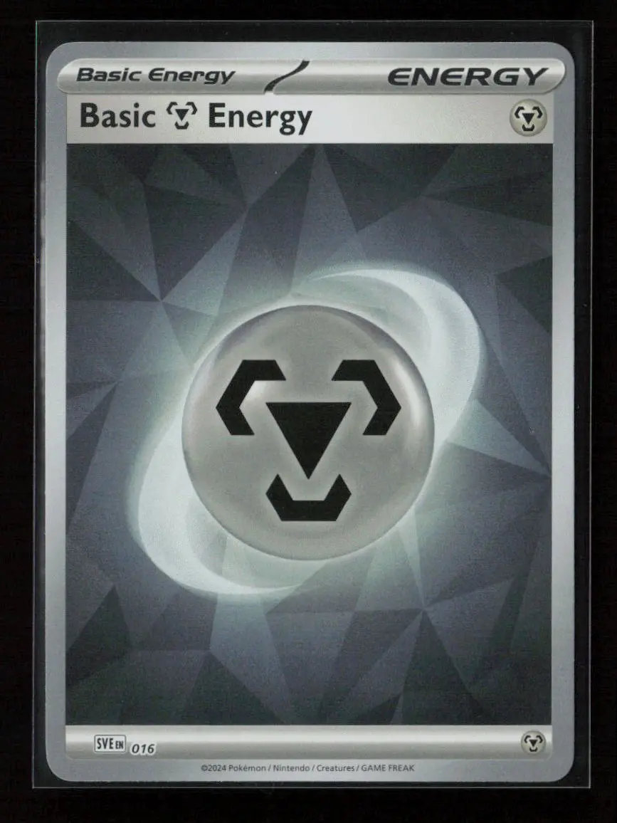 Basic Metal Energy (Cracked Ice Holo) Common Sve: Scarlet & Violet Energies 016 Nm 1