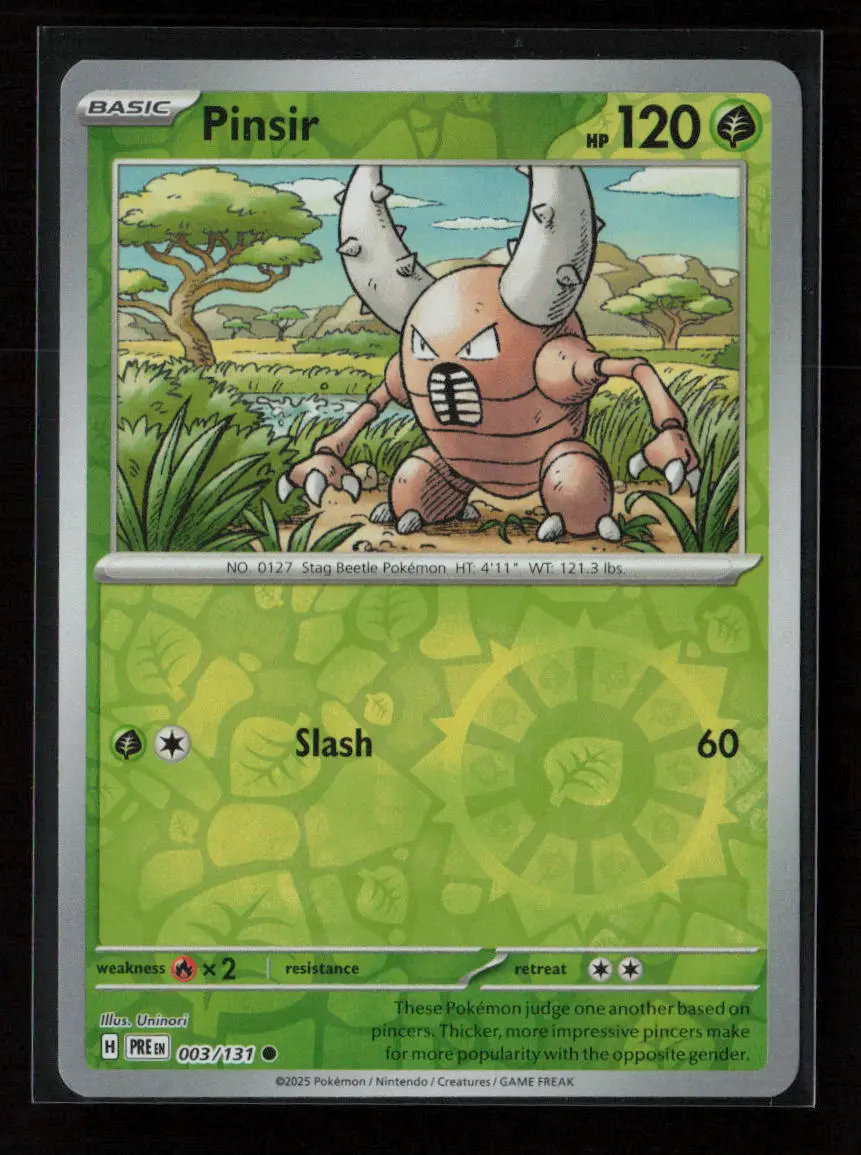 Pinsir Common Sv: Prismatic Evolutions 003/131 Nm 1