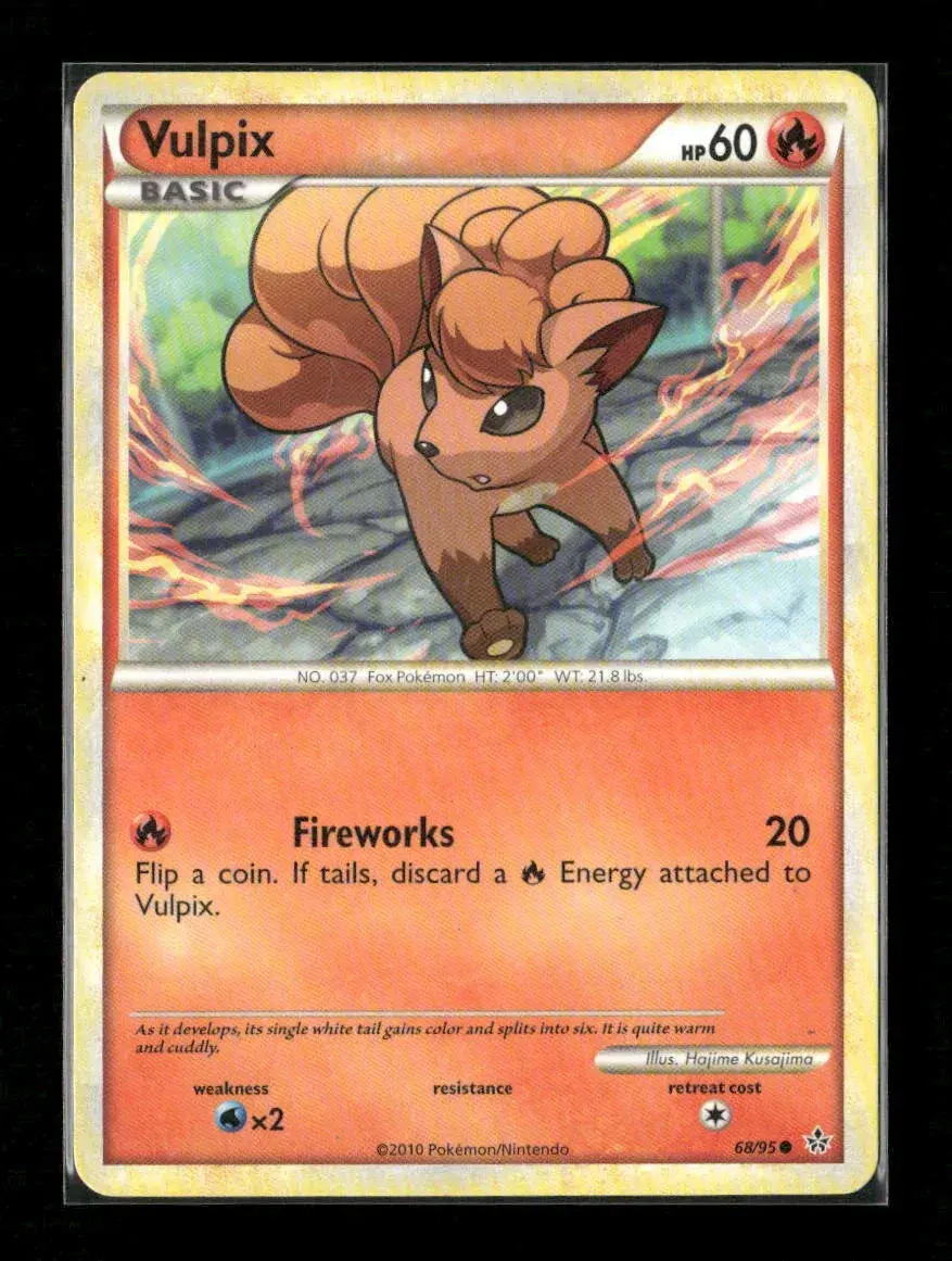 Vulpix Common Unleashed 68/95 Lp 1