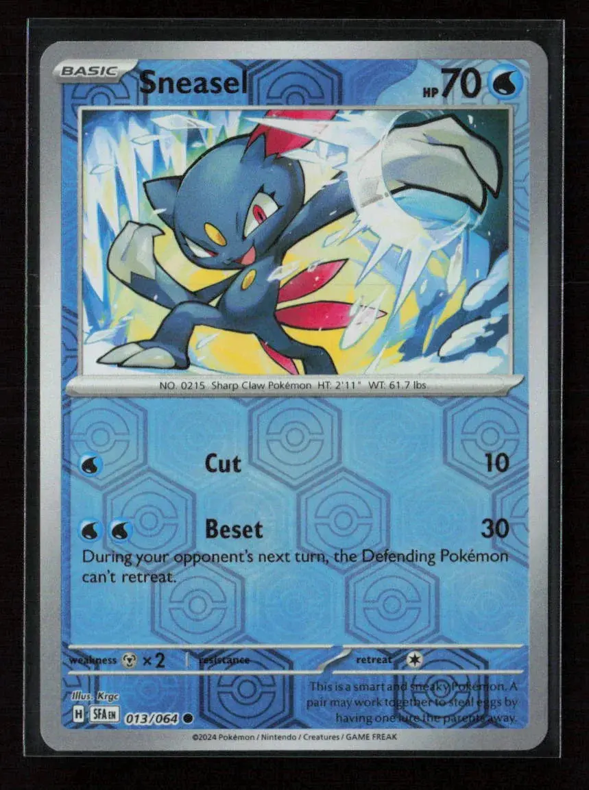 Sneasel Common Sv: Shrouded Fable 013/064 Nm 1