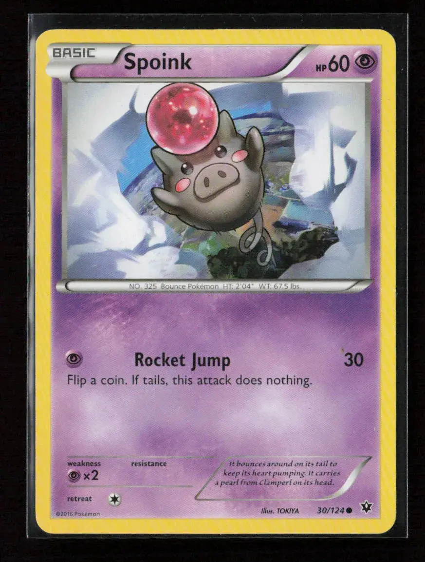 Spoink Common Xy - Fates Collide 30/124 Lp 1