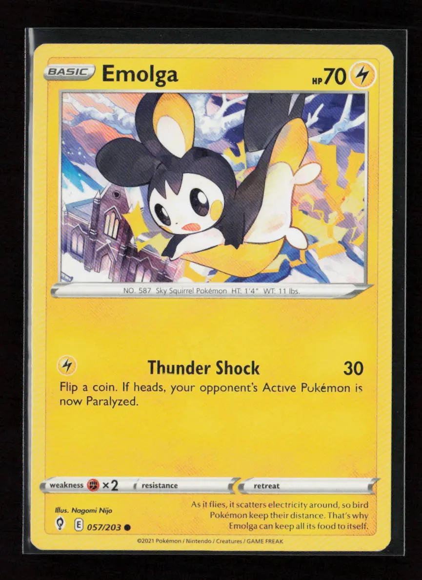 Emolga Common Swsh07: Evolving Skies 057/203 Lp 1