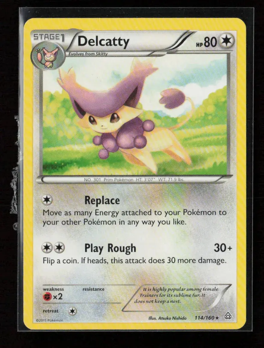 Delcatty Rare Xy - Primal Clash 114/160 Lp 1