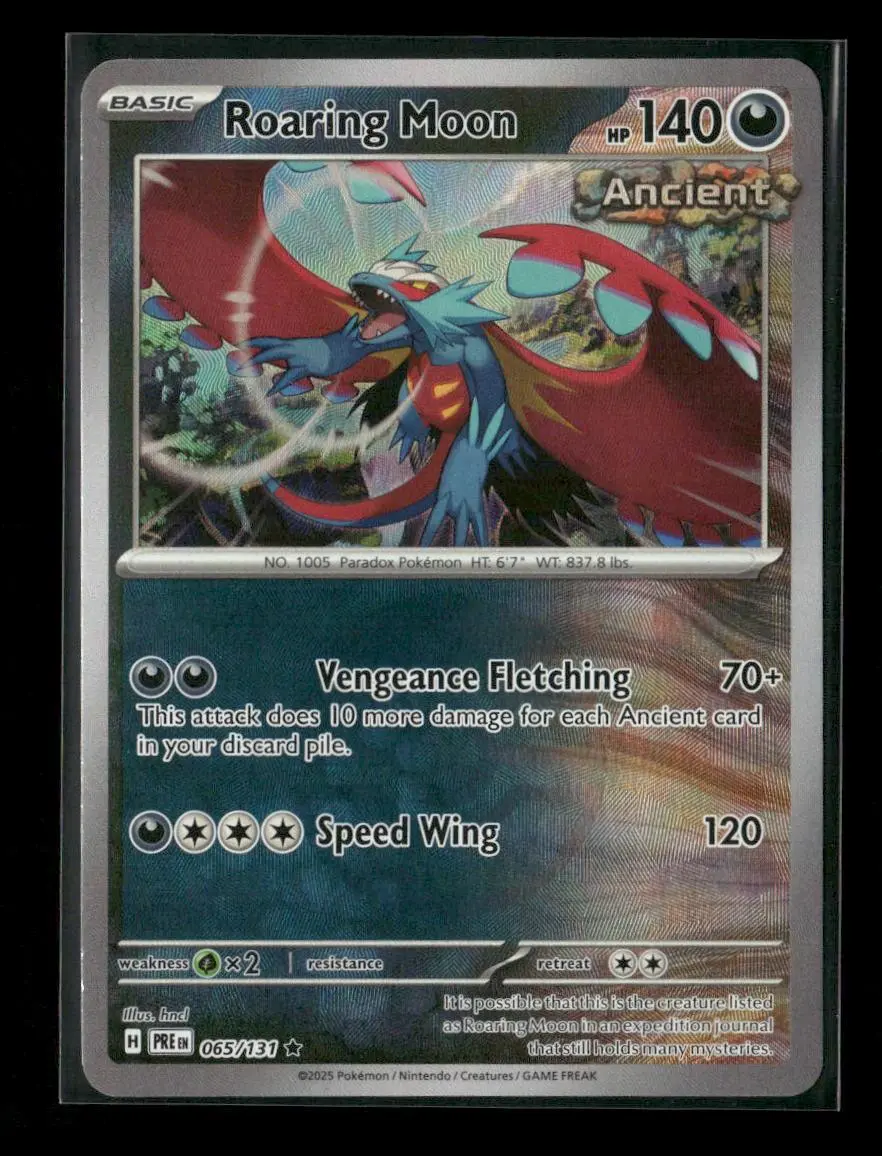 Roaring Moon (Poke Ball Pattern) Rare Sv: Prismatic Evolutions 065/131 Nm 1