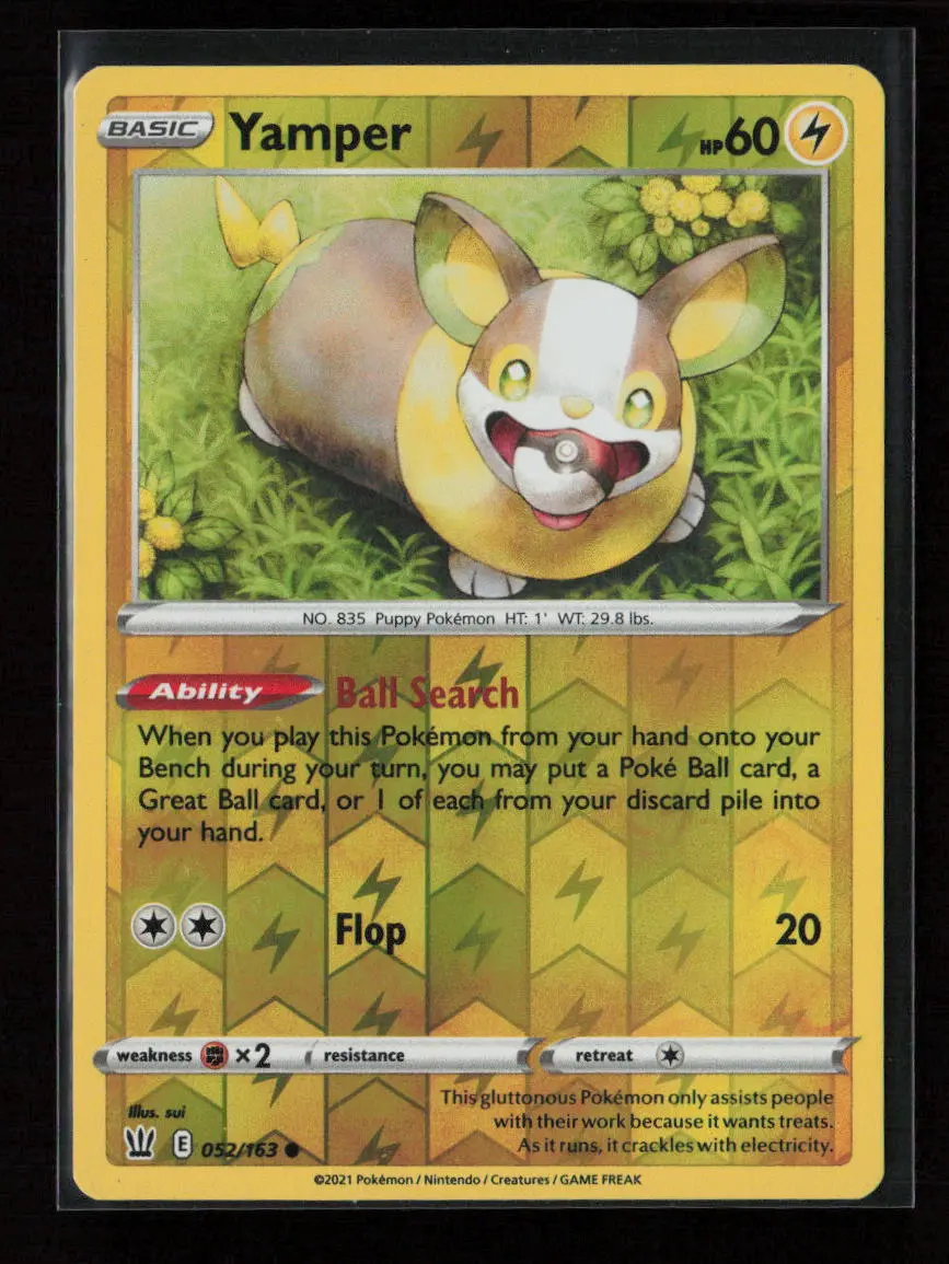 Yamper Common Swsh05: Battle Styles 052/163 Nm 1