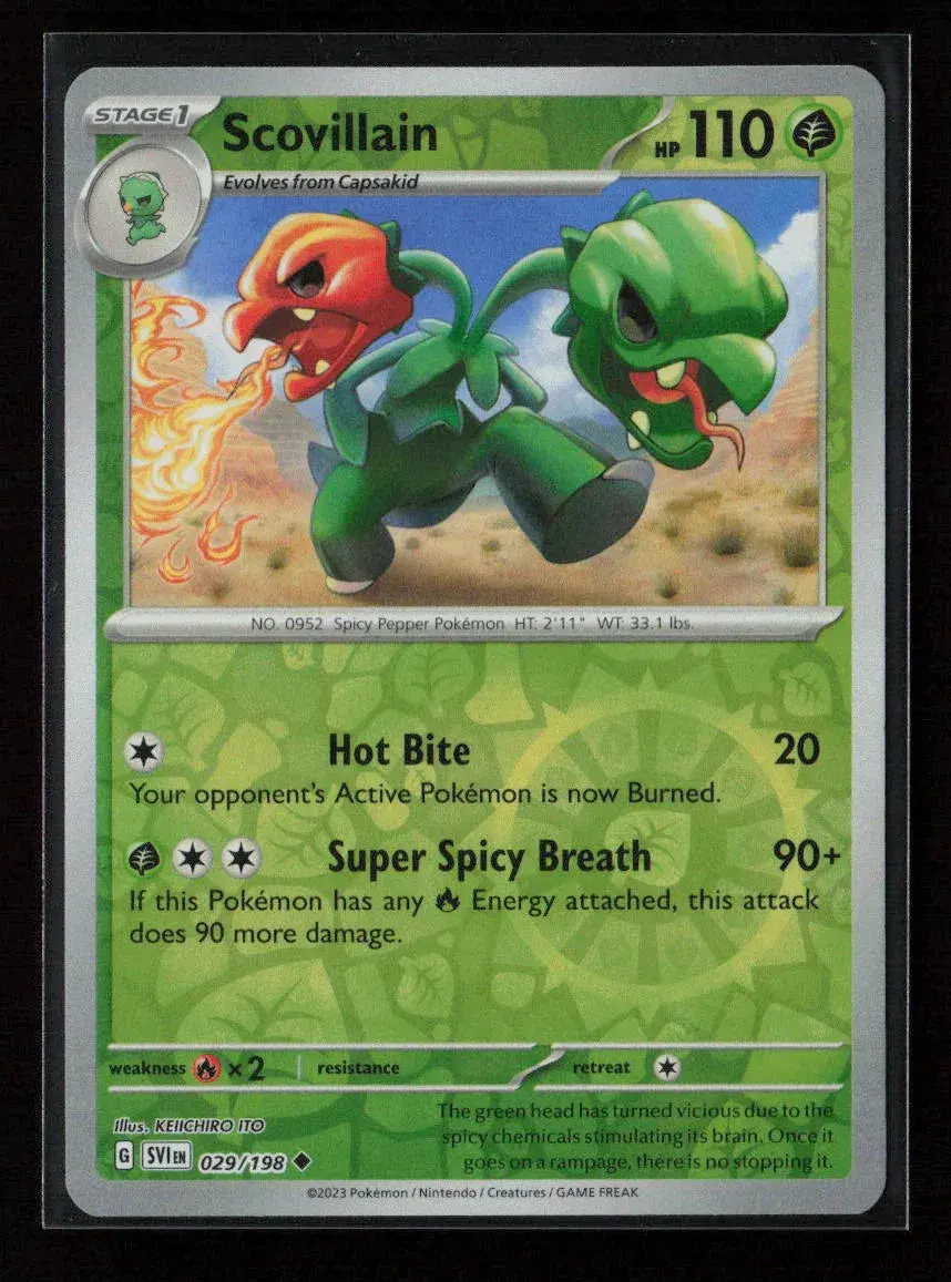 Scovillain - Uncommon Sv01: Scarlet & Violet Base Set 029/198 Nm 1