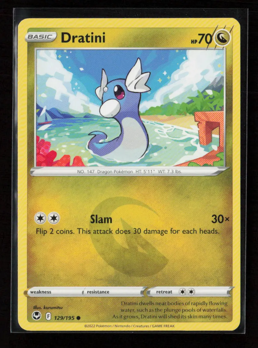 Dratini Common Swsh12: Silver Tempest 129/195 Lp 1