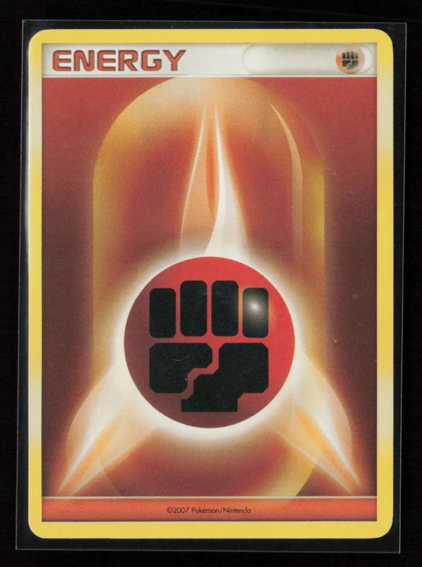 Fighting Energy (2007 Unnumbered D/P Style Non-Holo) Promo League & Championship Cards Lp 1
