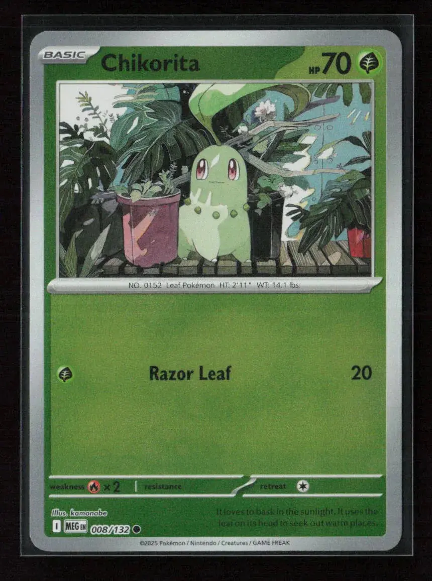 Chikorita Common Me01: Mega Evolution 008/132 Nm 1