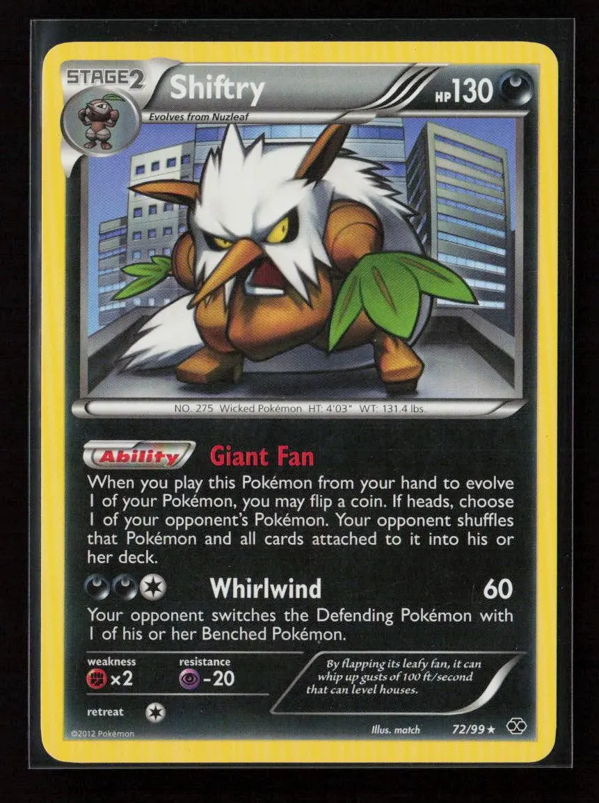 Shiftry Rare Next Destinies 72/99 Nm 1