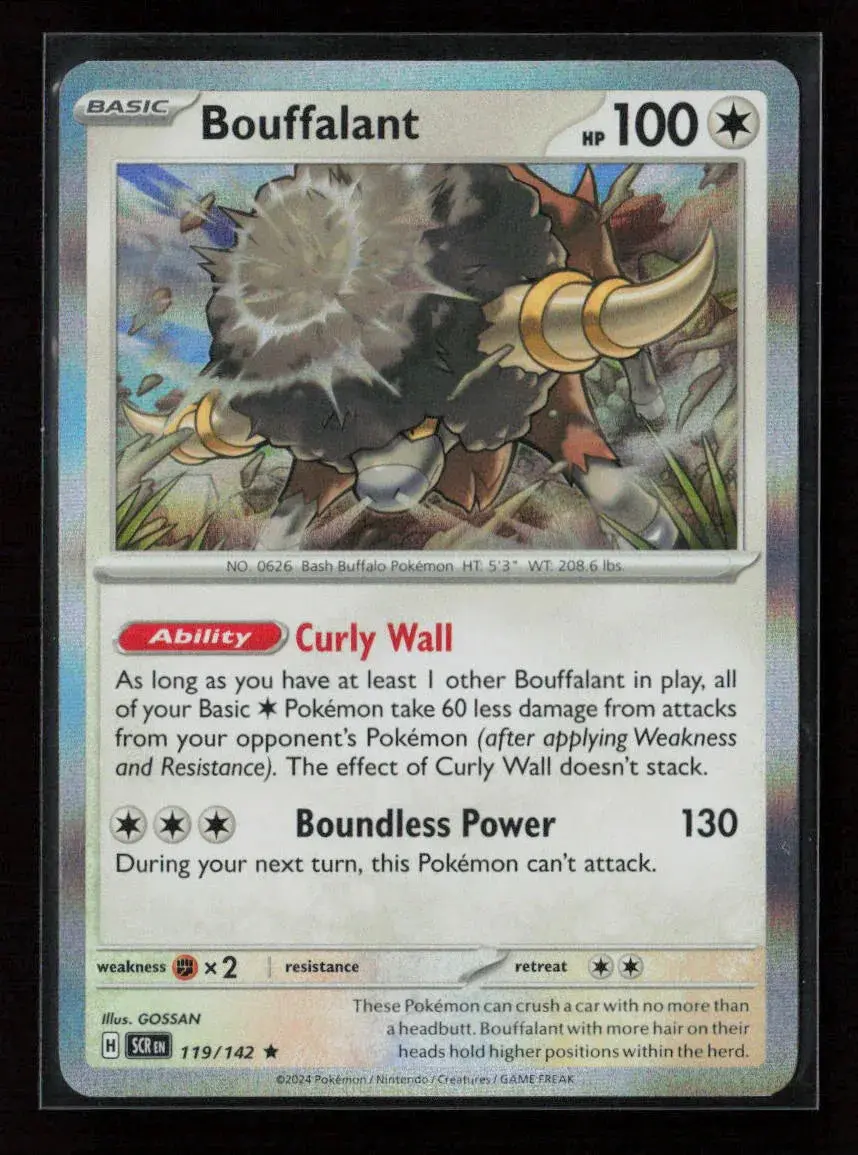 Bouffalant Rare Deck Exclusives 119/142 Nm 1