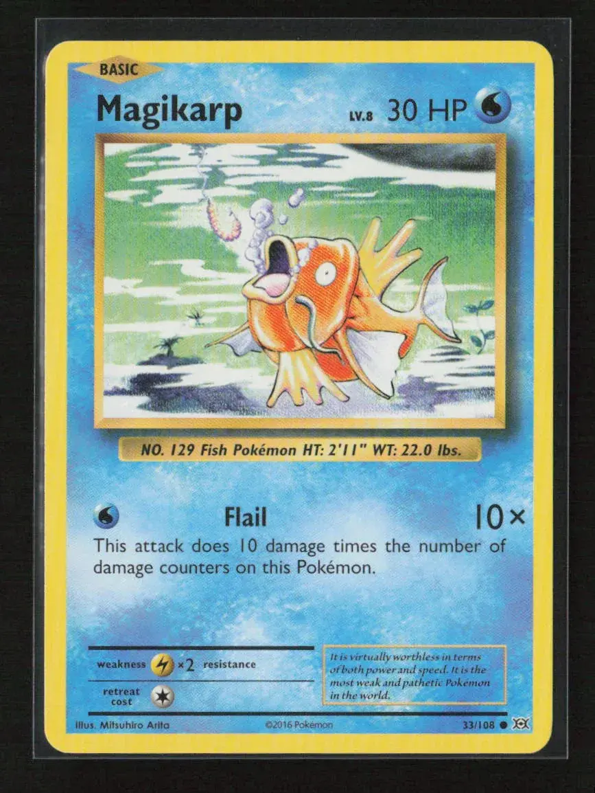 Magikarp Common Xy - Evolutions 33/108 Mp 1