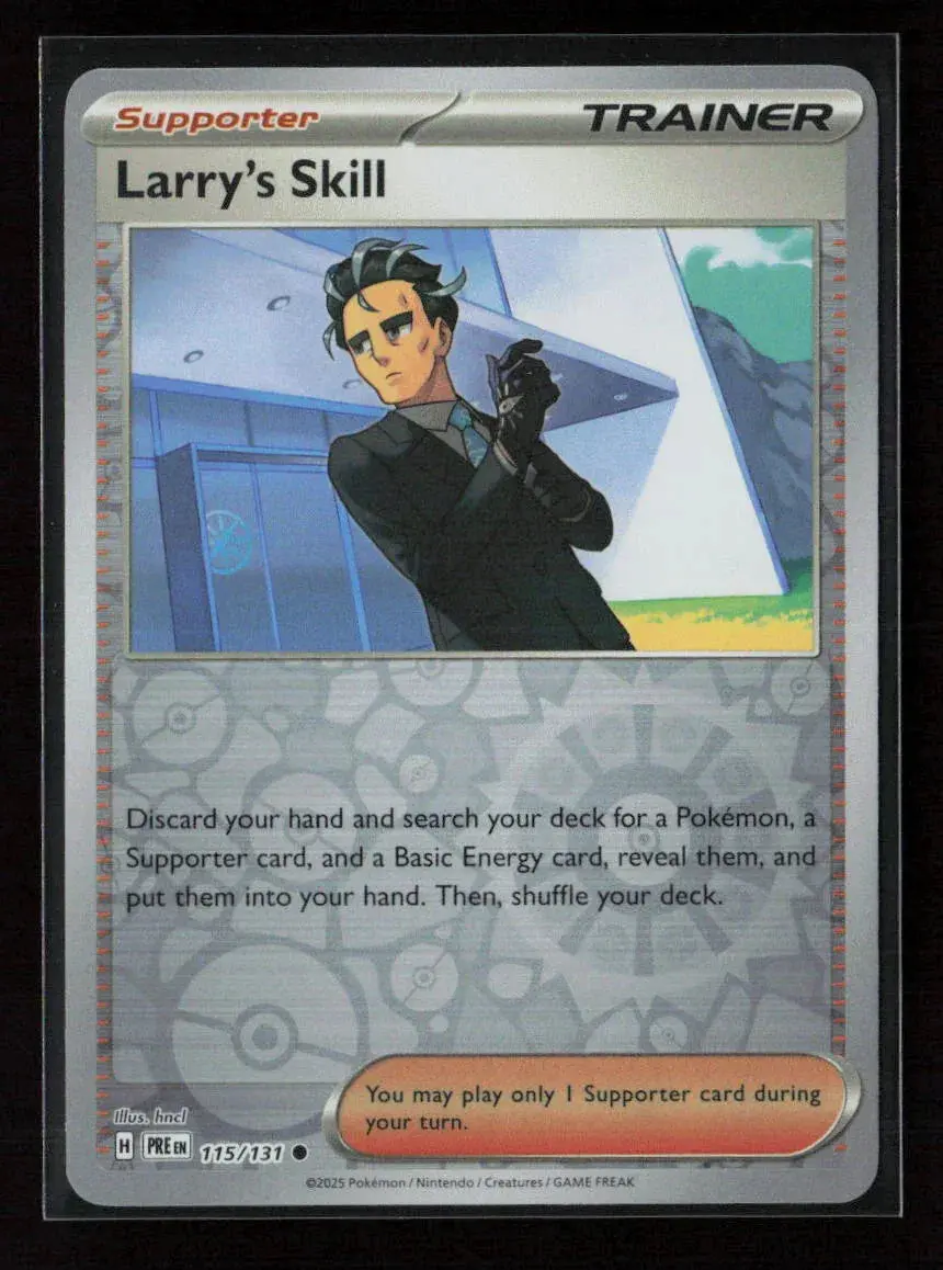 Larry's Skill - Common Sv: Prismatic Evolutions 115/131 Nm 1