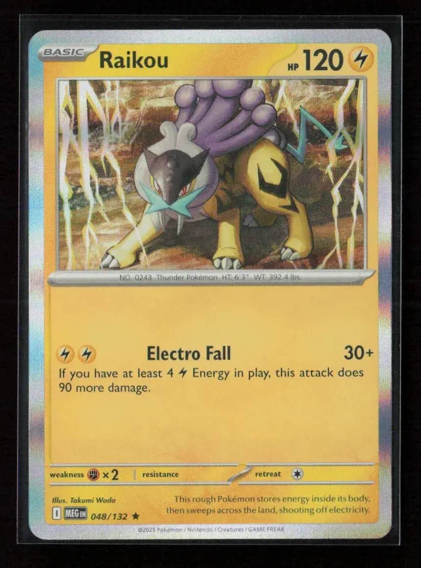 Raikou Rare Me01: Mega Evolution 048/132 Nm 1