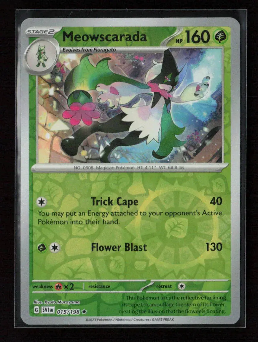 Meowscarada - Rare Sv01: Scarlet & Violet Base Set 015/198 Nm 1
