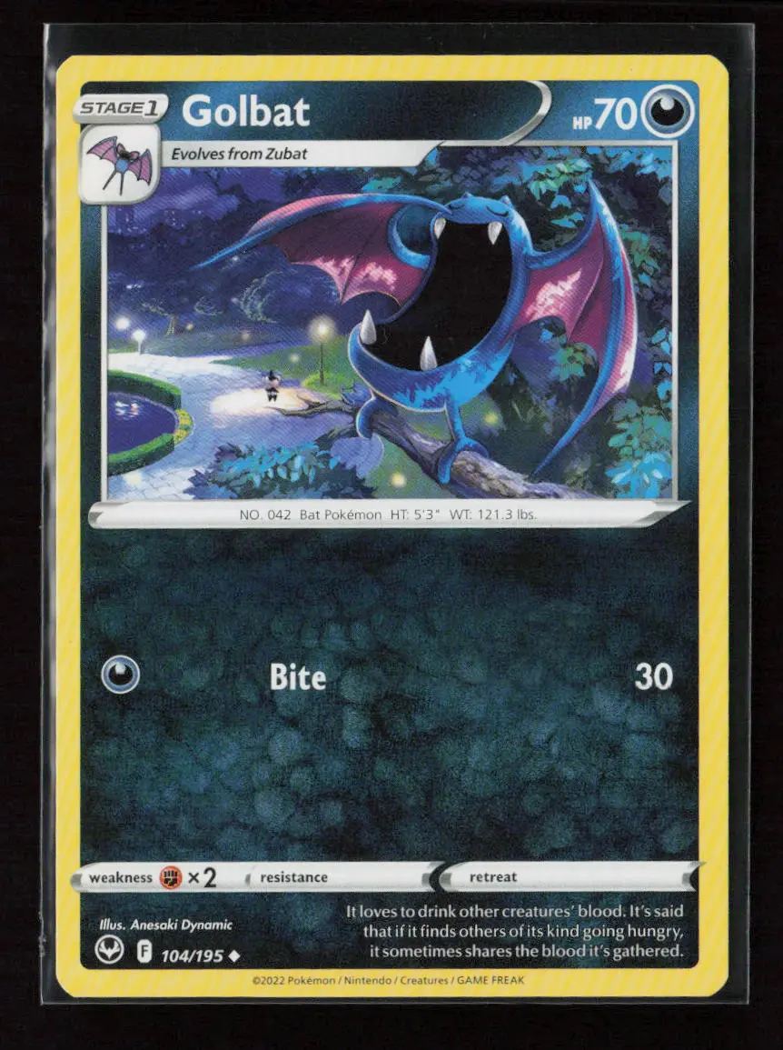 Golbat Uncommon Swsh12: Silver Tempest 104/195 Nm 1