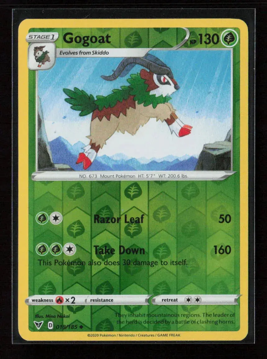 Gogoat Uncommon Swsh04: Vivid Voltage 018/185 Nm 1