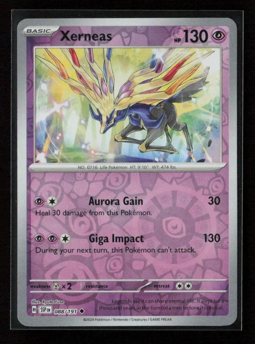 Xerneas Uncommon Sv08: Surging Sparks 088/191 Nm 1