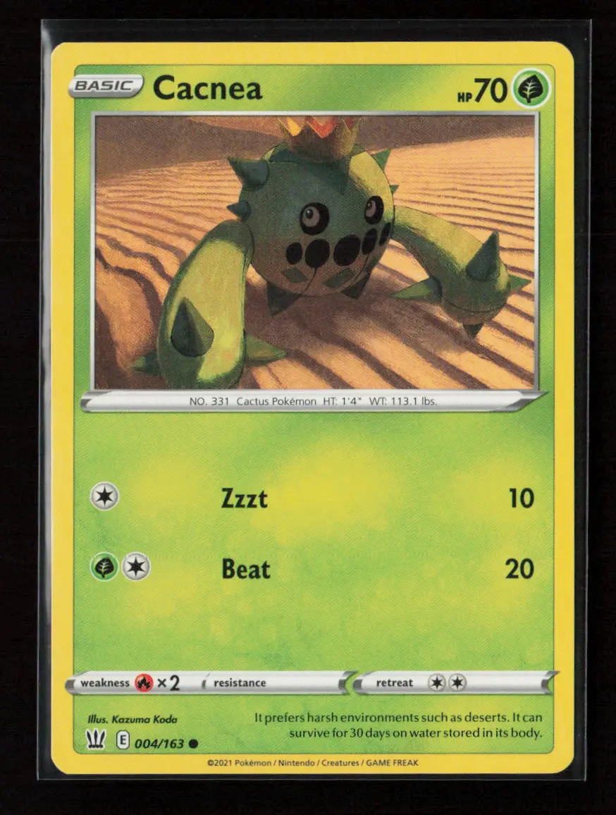 Cacnea Common Swsh05: Battle Styles 004/163 Lp 1