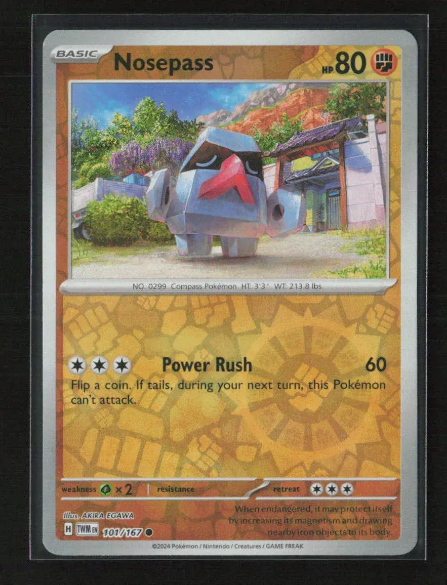 Nosepass Common Sv06: Twilight Masquerade 101/167 Nm 1