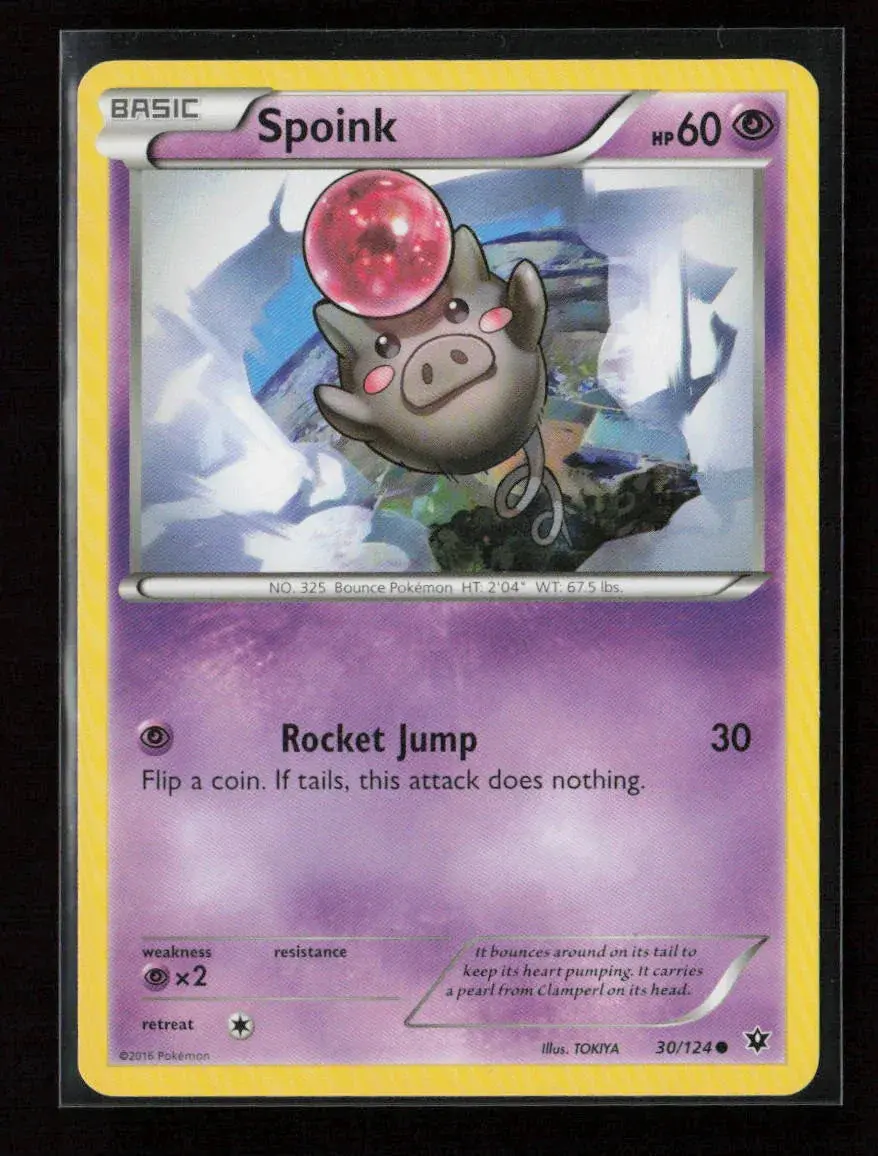 Spoink Common Xy - Fates Collide 30/124 Nm 1