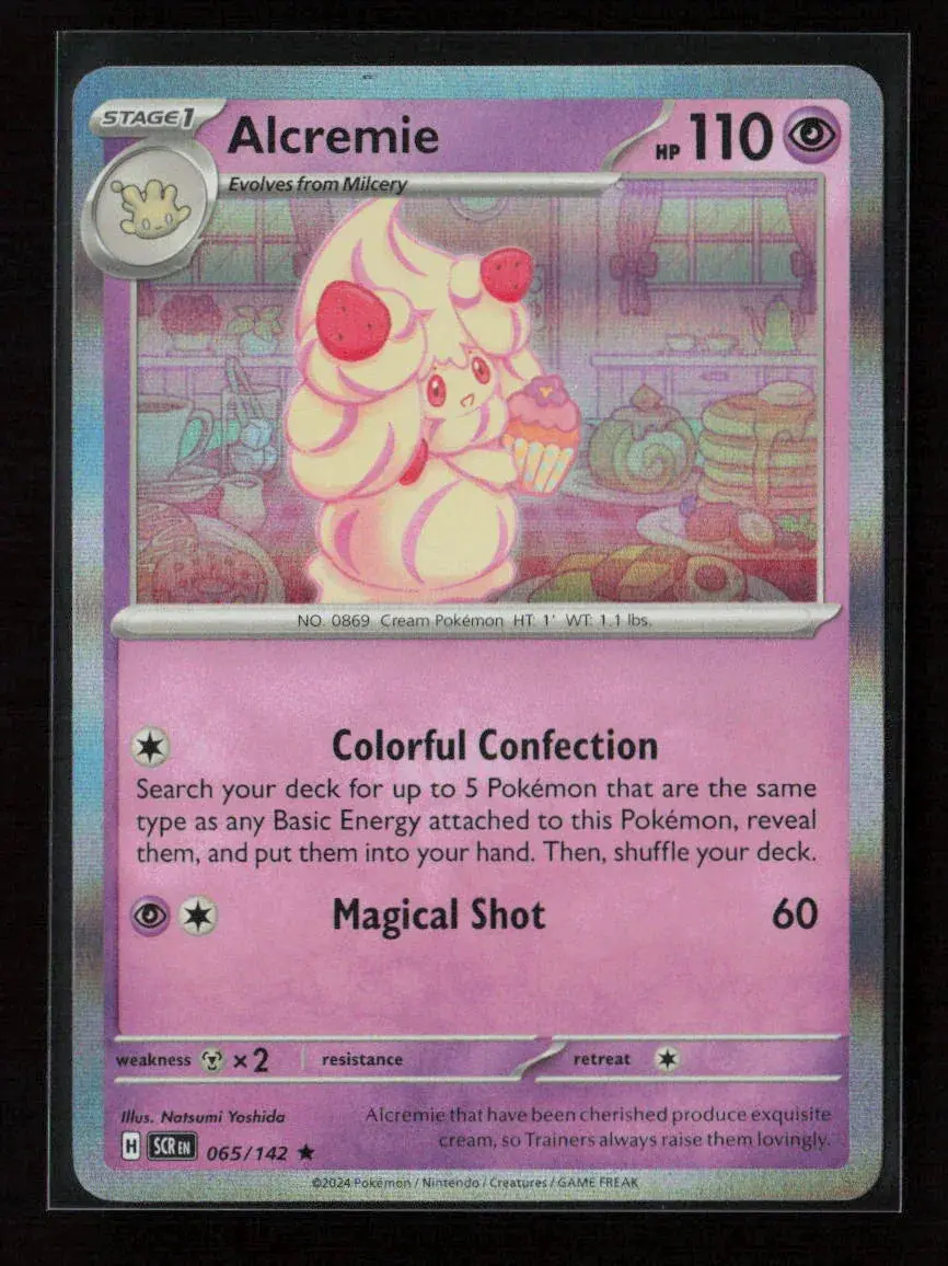 Alcremie Rare Sv07: Stellar Crown 065/142 Nm 1