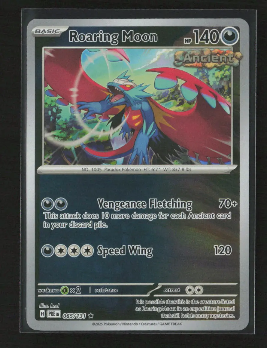 Roaring Moon Rare Sv: Prismatic Evolutions 065/131 Nm 1
