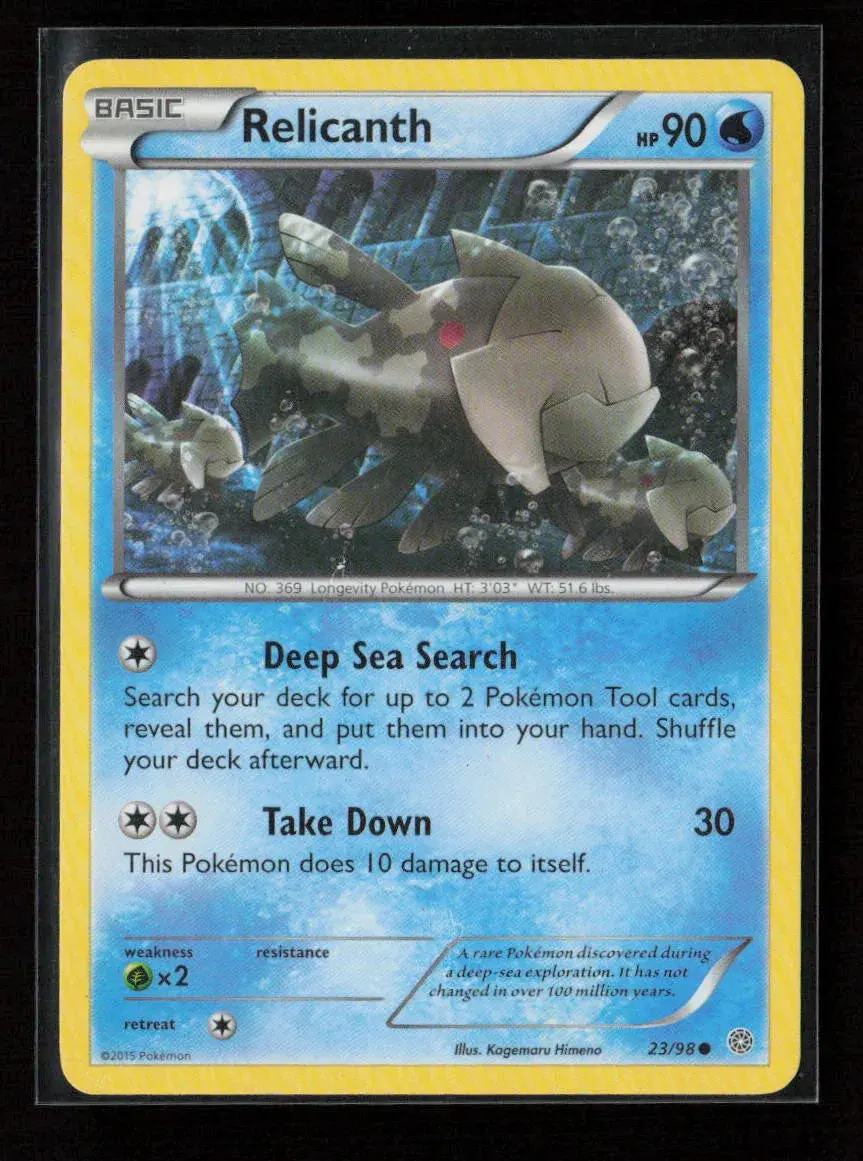 Relicanth Common Xy - Ancient Origins 23/98 Nm 1