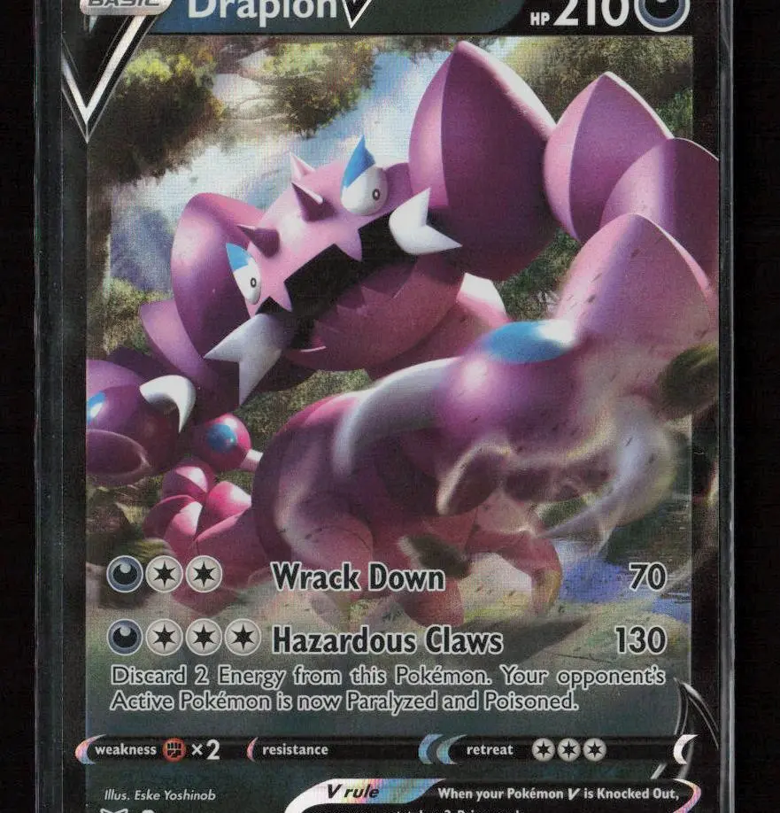 Drapion V Ultra Rare Swsh04: Vivid Voltage 106/185 Nm 1