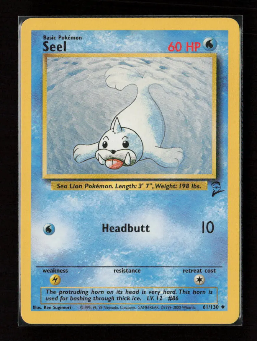 Seel Uncommon Base Set 2 061/130 Lp 1