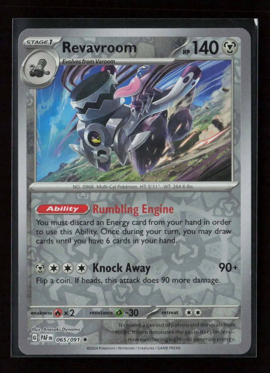 Revavroom Rare Sv01: Scarlet & Violet Base Set 142/198 Nm 1