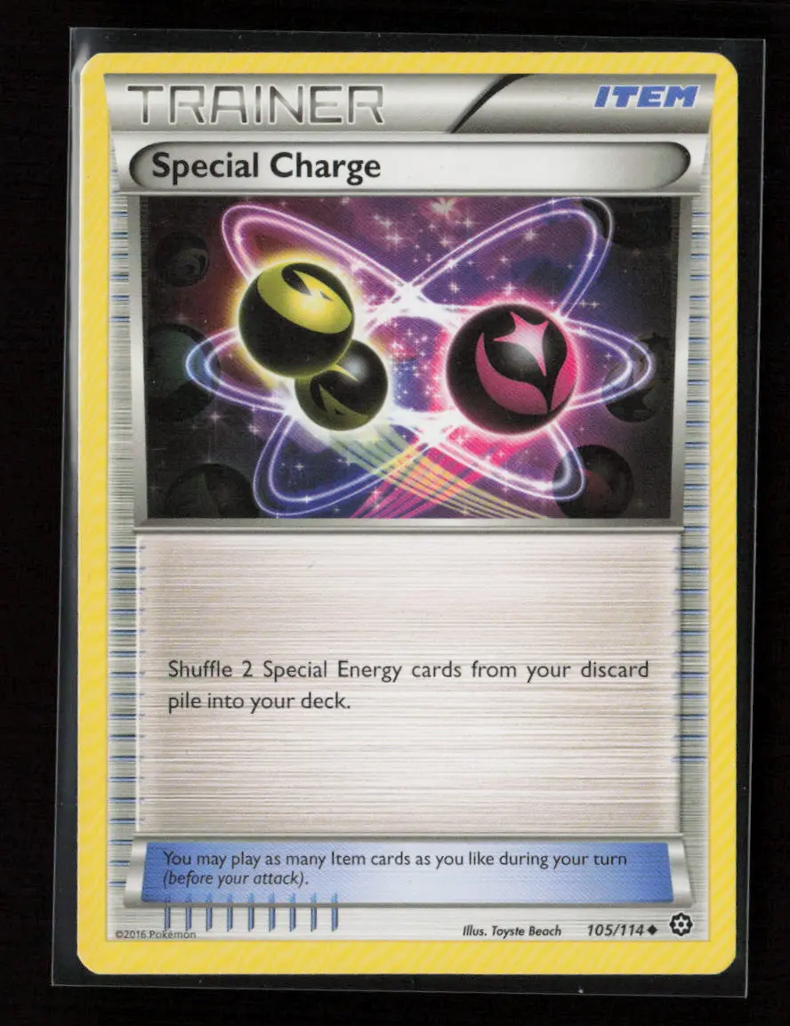 Special Charge Uncommon Xy - Steam Siege 105/114 Lp 1