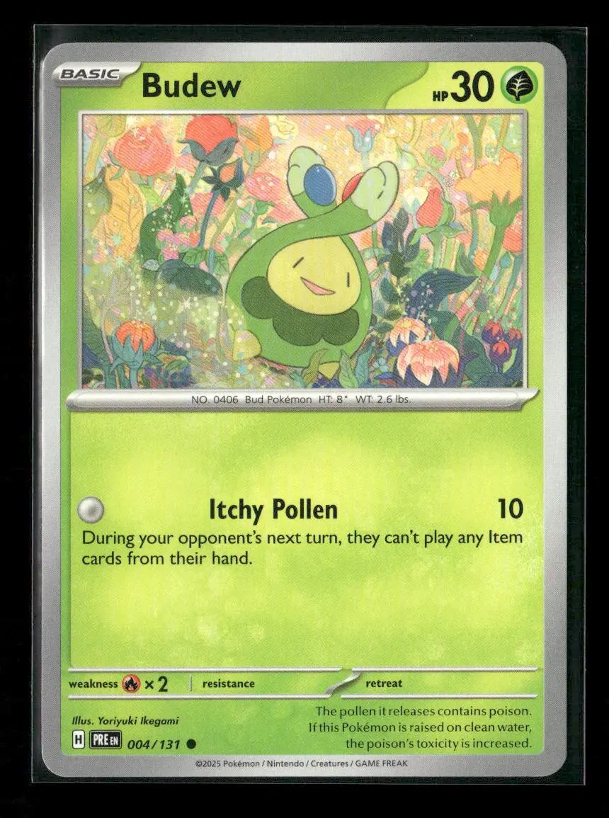 Budew Common Sv: Prismatic Evolutions 004/131 Nm 1