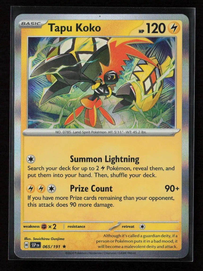 Tapu Koko Promo Deck Exclusives 065/191 Nm 1