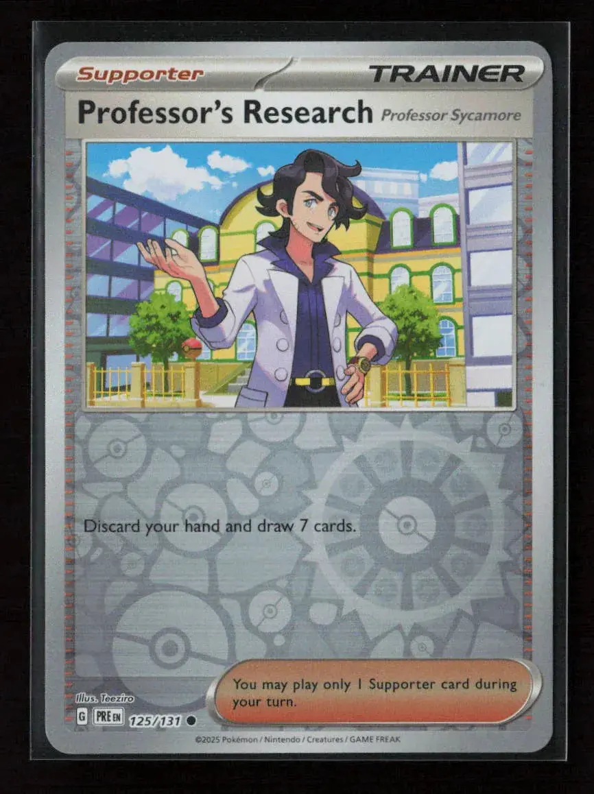 Professor's Research [Professor Sycamore] Common Sv: Prismatic Evolutions 125/131 Nm 1
