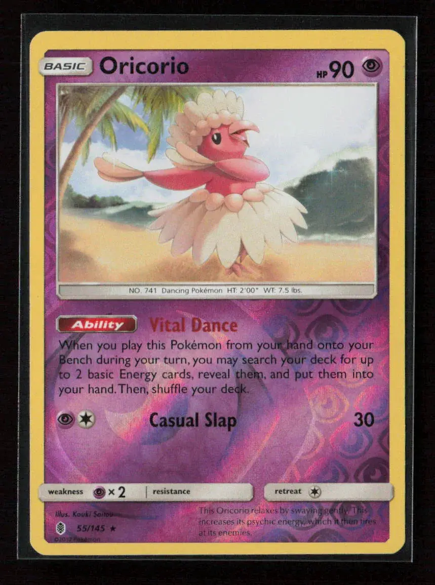 Oricorio (55) Rare Sm - Guardians Rising 55/145 Lp 1