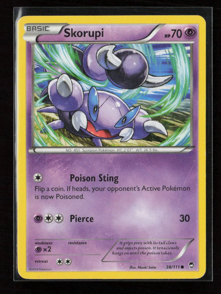 Skorupi Common Xy - Furious Fists 38/111 Mp 1