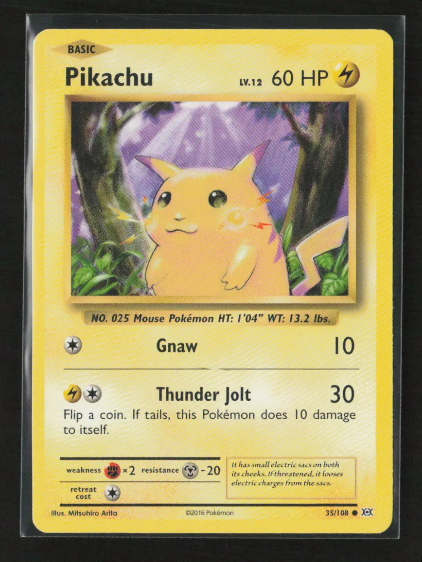 Pikachu Common Xy - Evolutions 35/108 Lp 1