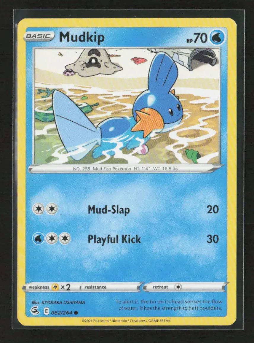 Mudkip Common Swsh08: Fusion Strike 062/264 Nm 1