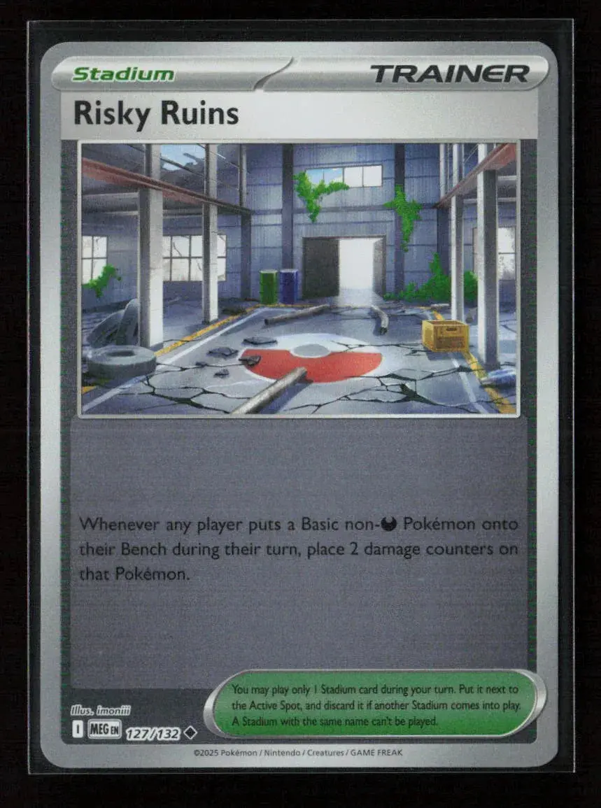 Risky Ruins Uncommon Me01: Mega Evolution 127/132 Nm 1