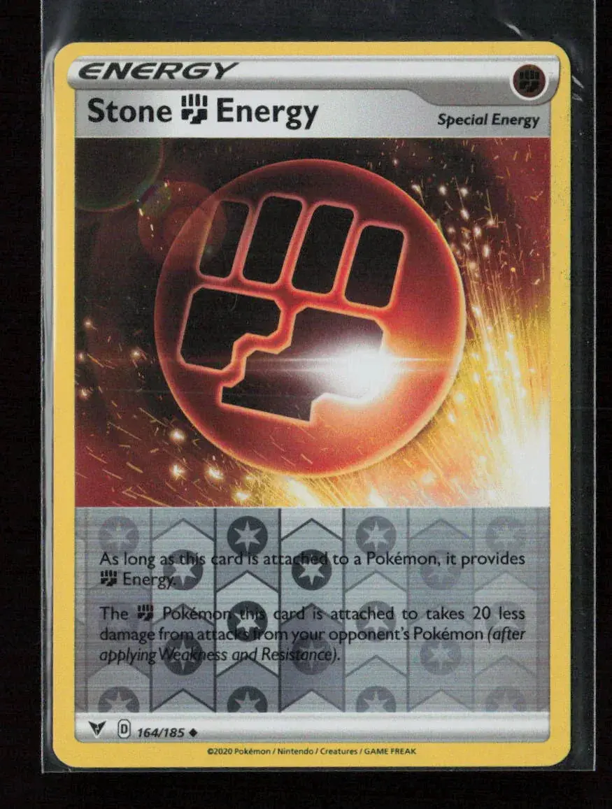 Stone Fighting Energy Uncommon Swsh04: Vivid Voltage 164/185 Lp 1