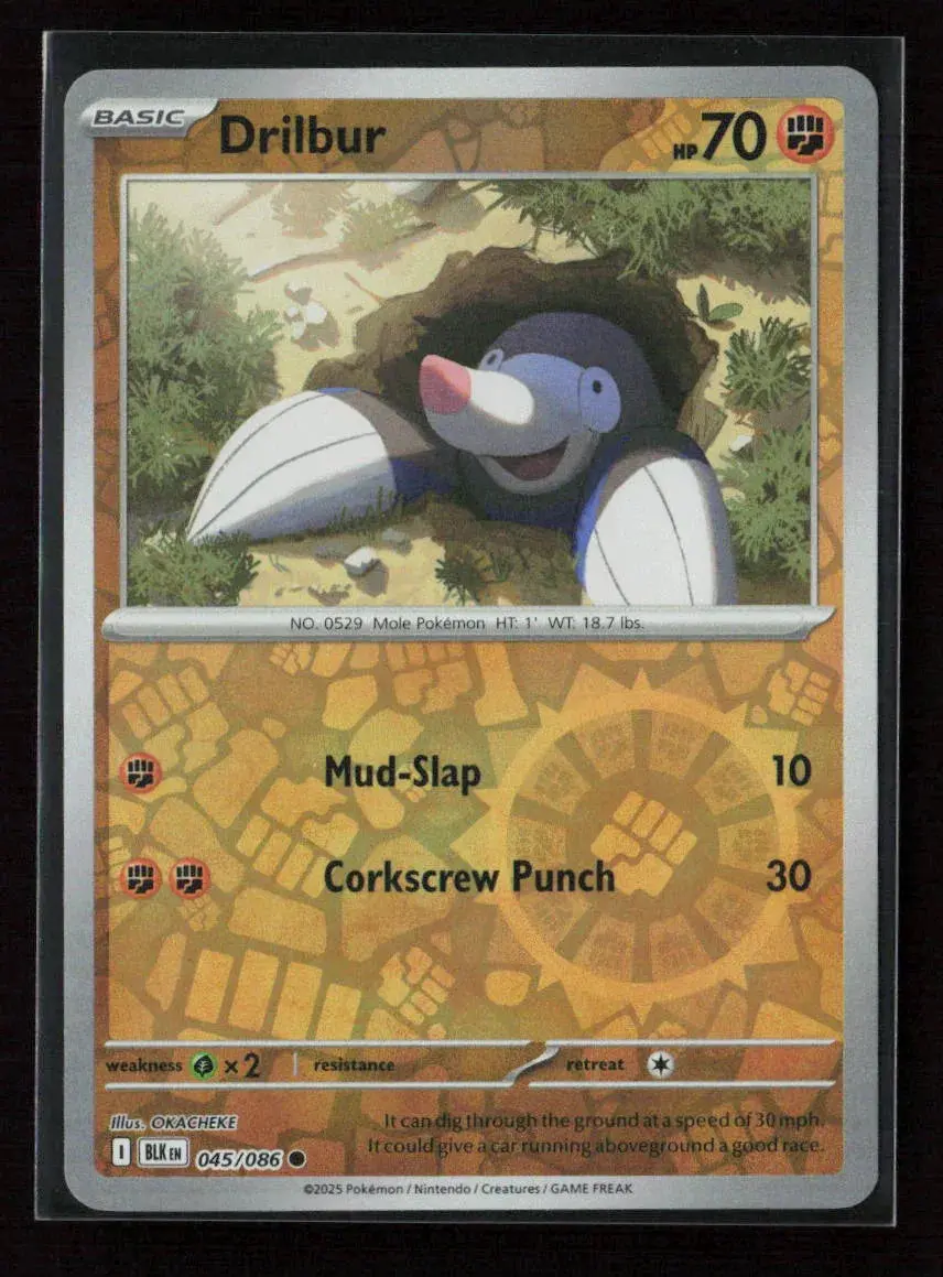 Drilbur Common Sv: Black Bolt 045/086 Nm 1